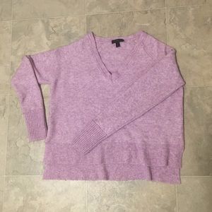 Jcrew High Low Medium Lavender sweater
